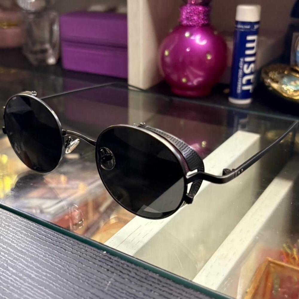 Black Unisex Sunglasses Steampunk Retro Style